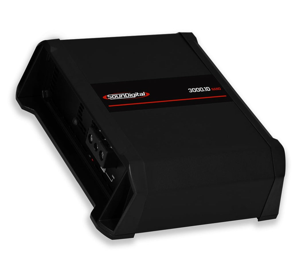 Soundigital 3000.1 Nano β 3000W RMS β 1 Ohm β Compact Car Audio Mono Amplifier