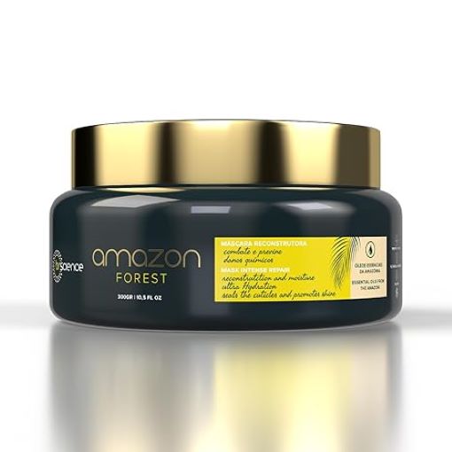 Kit Brscience Amazon Forest - Progressive, Shampoo Conditioner, and Mask Intense Repair