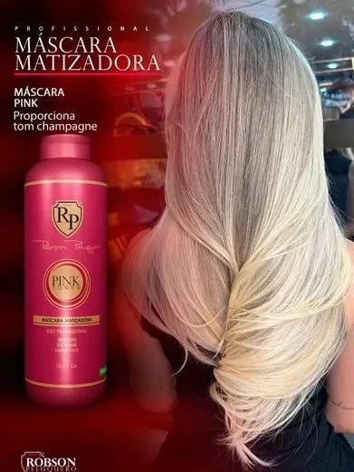 Robson Peluquero Pink Toner Tinting Mask – Restore Extreme Luminous – 1000mL