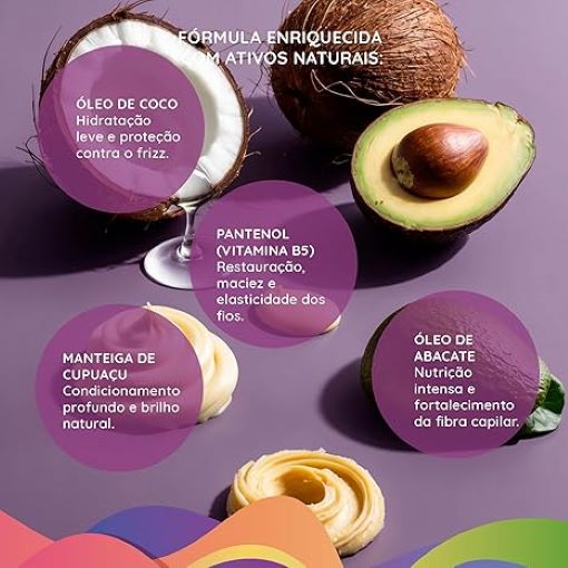 Brscience Fusionfrizz Curls Curl Defining Cream โ Styling Cream for Curly Hair 3A-3C โ 500mL