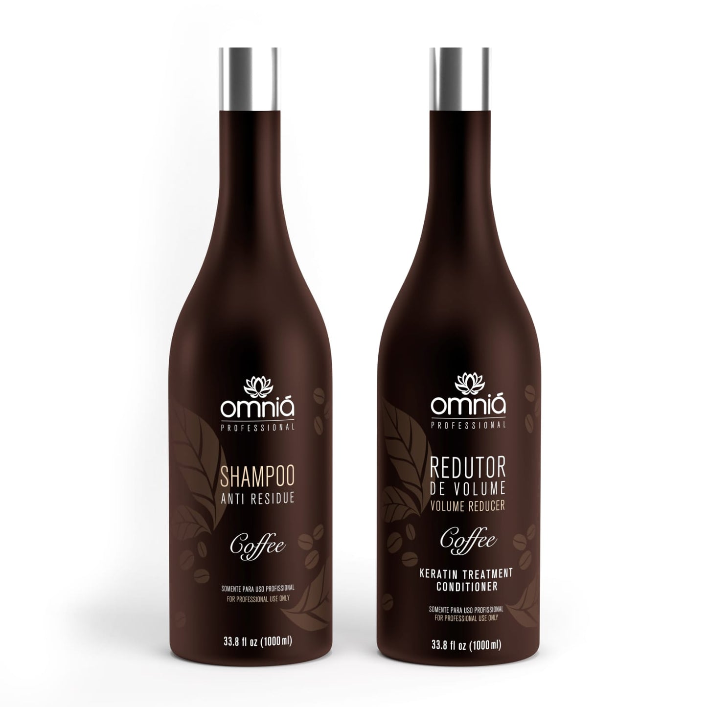 Kit Omniá Coffee Volume Control and Smoothing Treatment – 2×1L