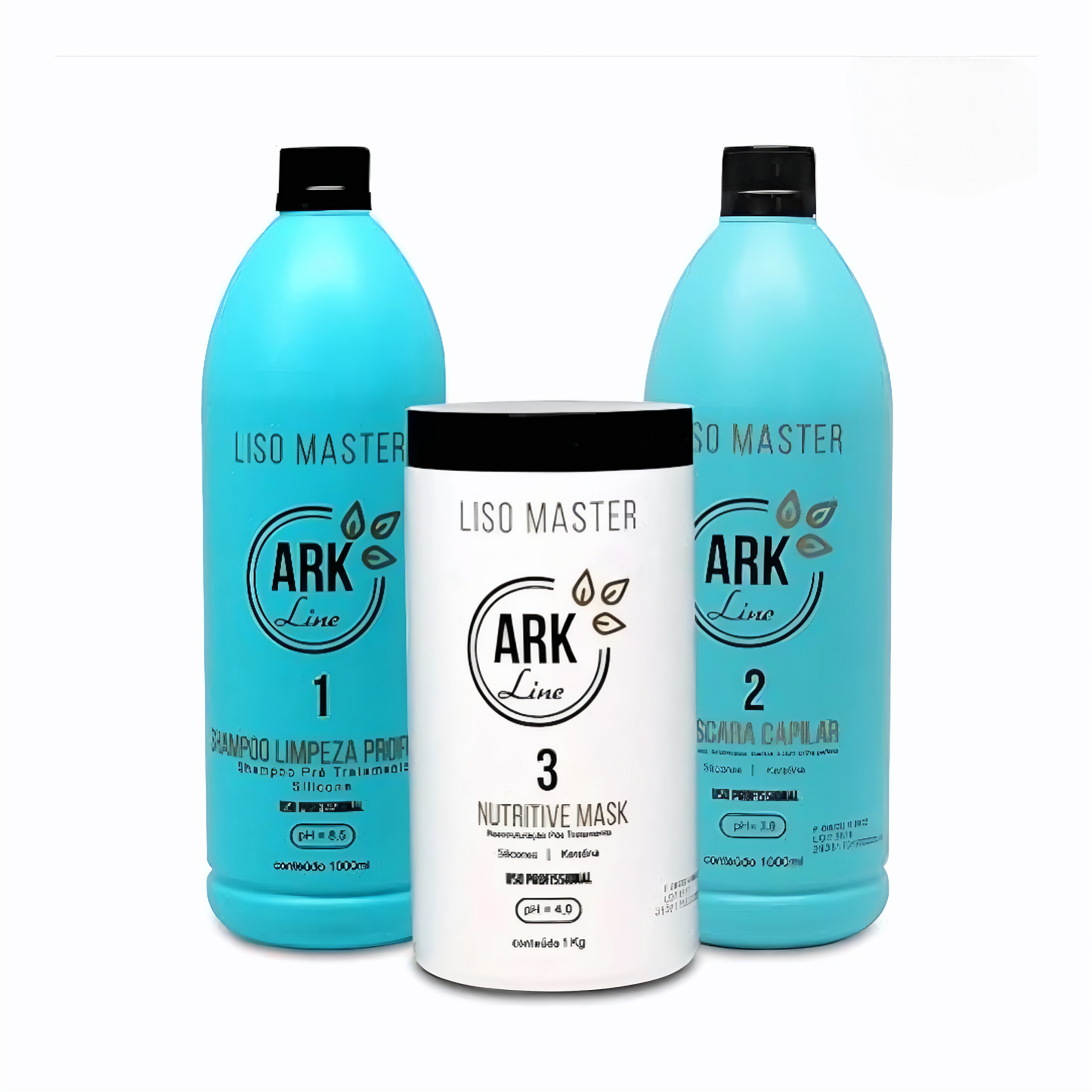 Ark Line Smooth Progressive Kit โ Deep Clean Shampoo + Hair Mask โ 2ร1000mL