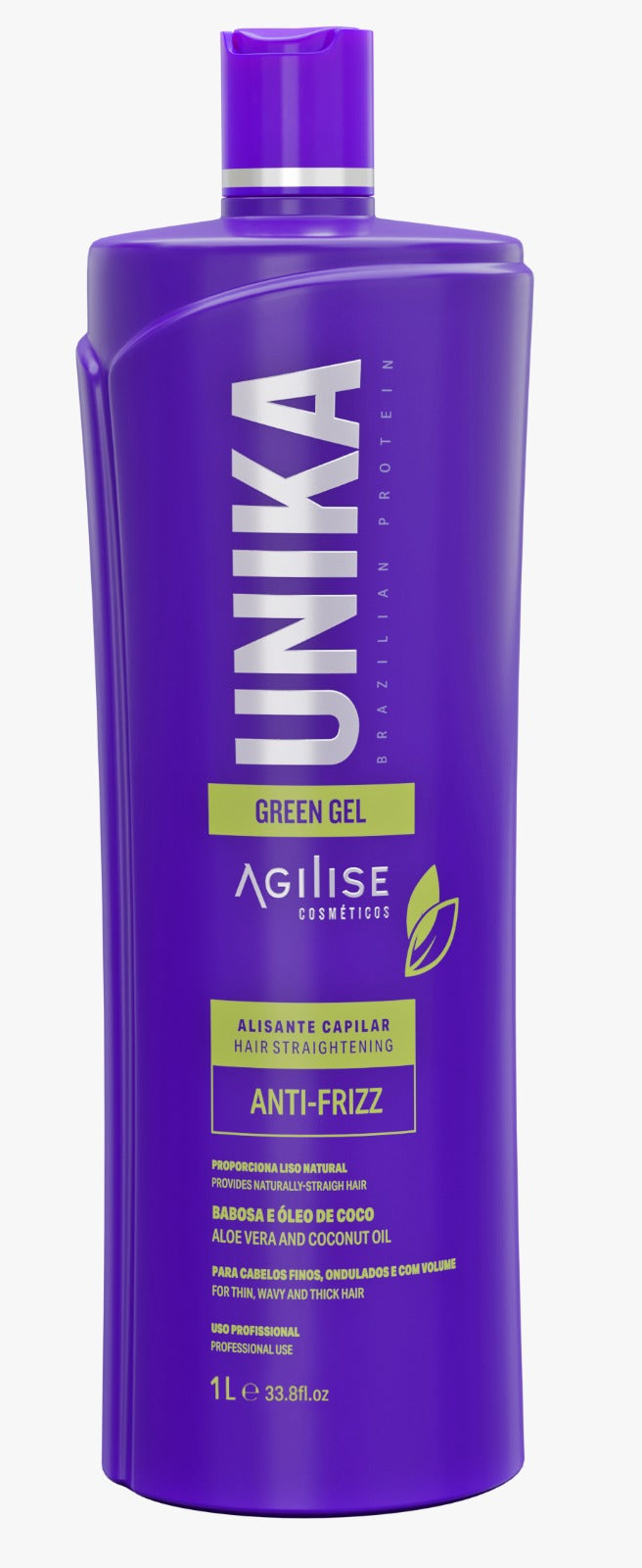 Agilise Unika Green Gel Hair Straightening - 1L