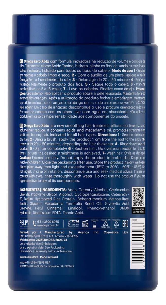 Felps XBTX Omega Zero Mask Replenisher and Volume Control - 1Kg