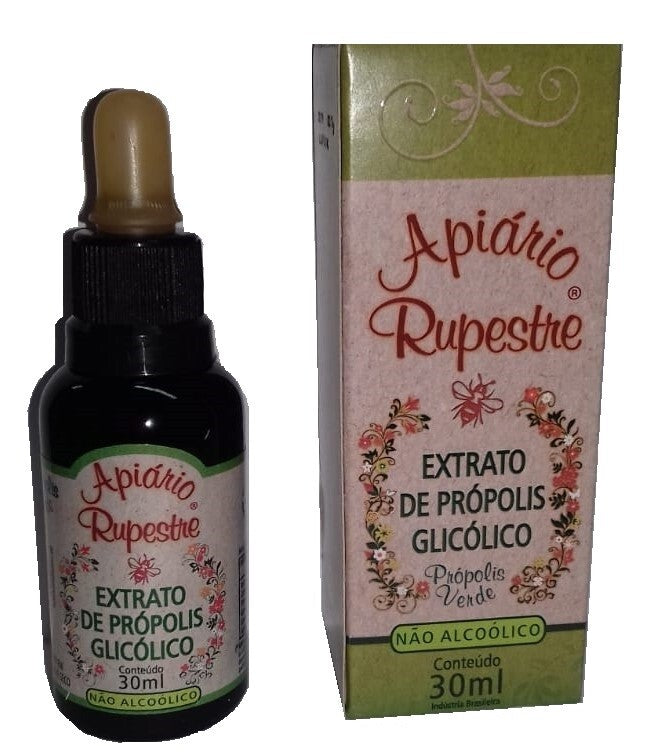 Apiário Rupestre Brazilian Propolis Extract – 30mL – Pack of 25 Bottles – Natural Immune Support