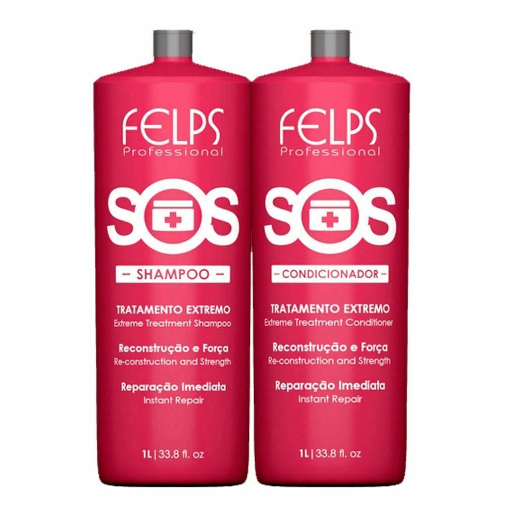 Kit Felps SOS Kit Shampoo and Conditioner for Intense Treatment - 2x1000mL
