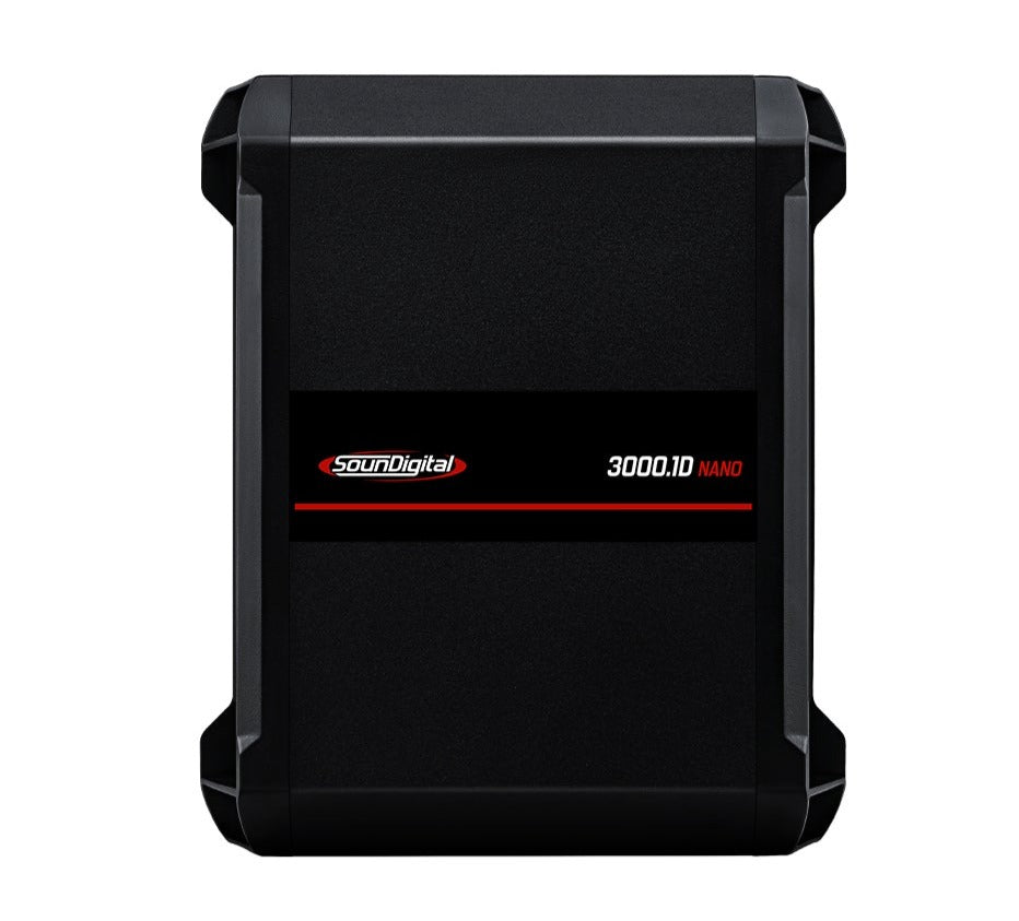 Soundigital 3000.1 Nano – 3000W RMS – 2 Ohms – Compact Digital Mono Amplifier