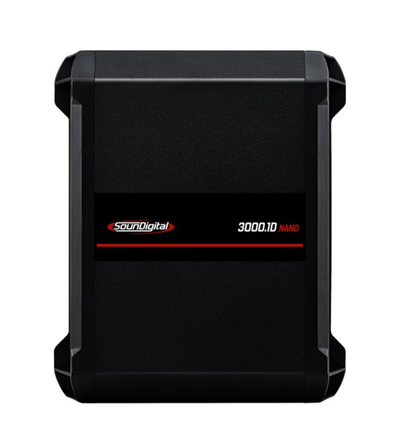 Soundigital 3000.1 Nano – 3000W RMS – 1 Ohm – Compact Car Audio Mono Amplifier