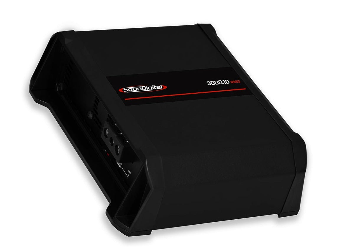 Soundigital 3000.1 Nano – 3000W RMS – 2 Ohms – Compact Digital Mono Amplifier