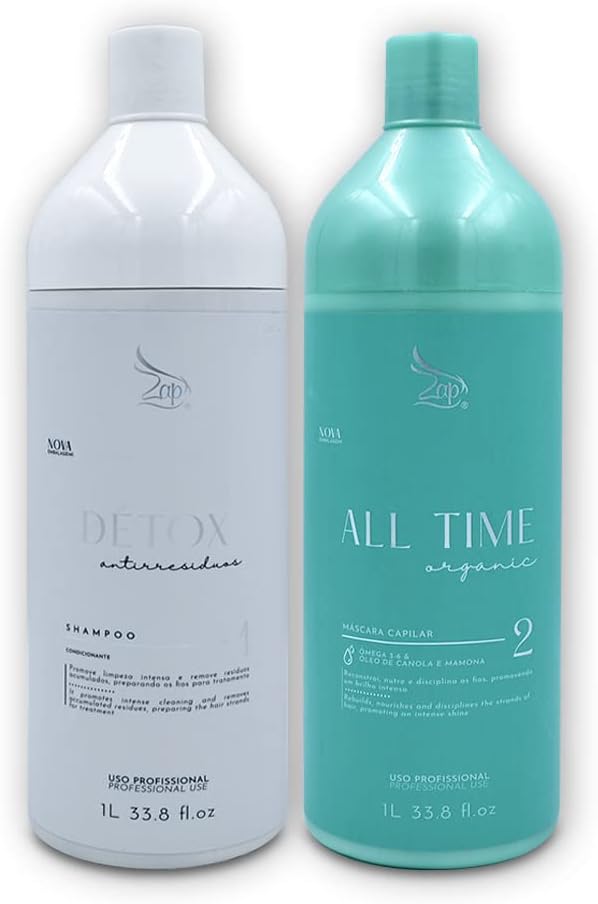 Kit Zap All Time Progressive Straightening 2x1L/33.81fl.oz.