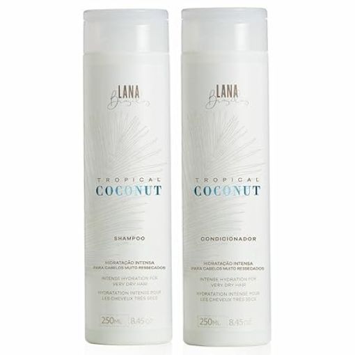 Lana Brasiles Tropical Coconut Shampoo And Conditioner Kit 2x250mL