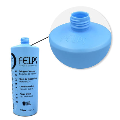 Felps Omega Zero Unique Nanoplastia Smoothing Treatment - Formaldehyde Free - 1L
