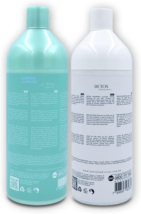 Kit Zap All Time Progressive Straightening 2x1L/33.81fl.oz.