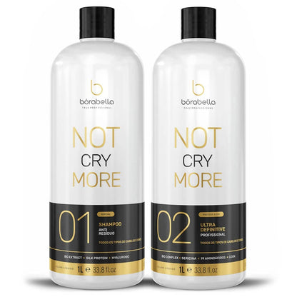 Kit Borabella No More Crying Brazilian Keratin Treatment - 2x1000mL