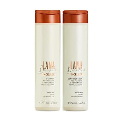 Lana Brasiles Inceller Duo Shampoo & Conditioner 2×250mL | Daily Hair Repair
