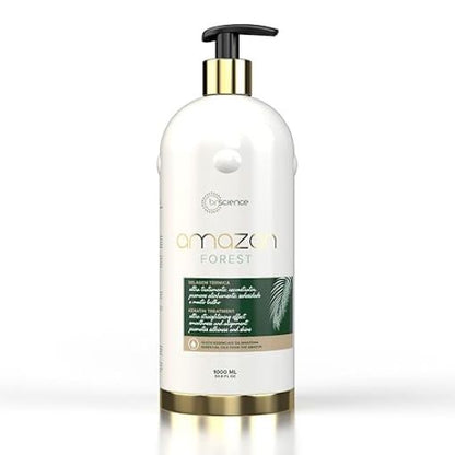 Kit Brscience Amazon Forest Keratin - Keratin Treatment 1000mL - Mask BTX 1Kg