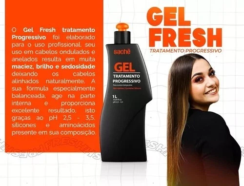 Fresh Progressive Gel Kit Sachet + Anti Residue Shampoo Deep Clean