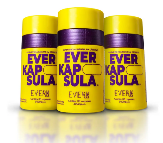 Gold Spell Everkapsula Hair Vitamins 90 Capsules 3 Month Treatment