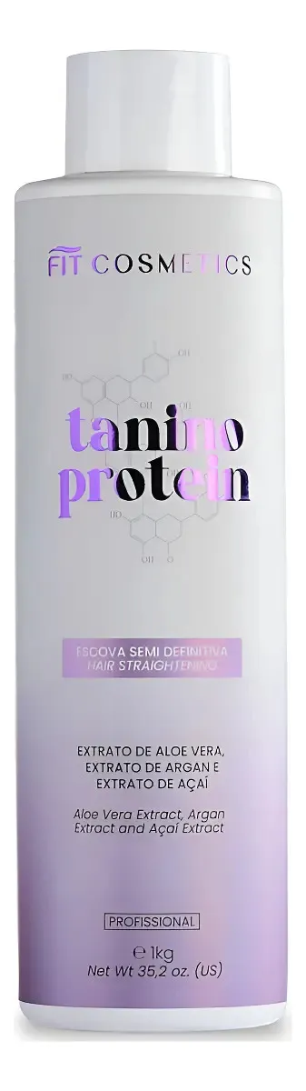 FIT Cosmetics Tanino Protein Hair Straightening Aloe Vera Argan & Açaí - 1000mL