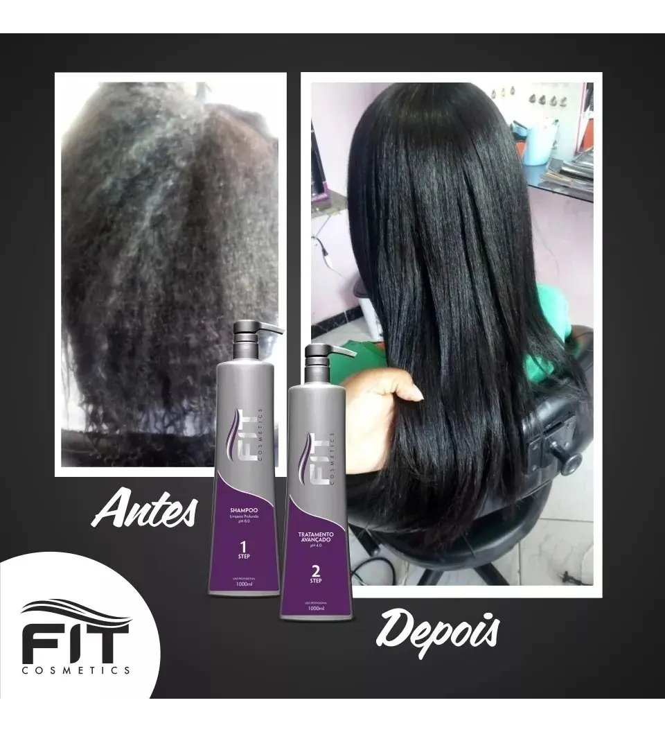 FIT Cosmetics Advanced Hair Treatment Kit Shampoo + Keratin Treatment 2x500mL