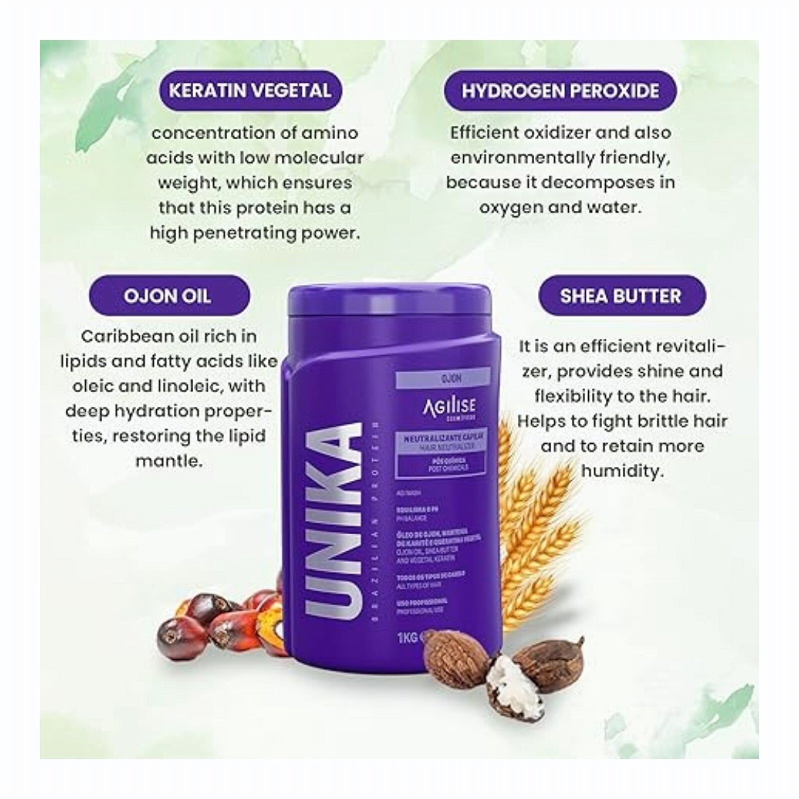 Agilise Unika Hair Post-Chemical Neutralizing Mask–Deep Repair & Hydration – 1Kg