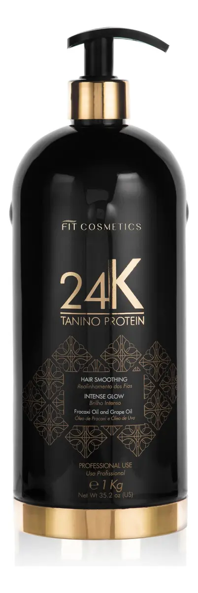 FIT Cosmetics 24K Tanino Protein Hair Smoothing Treatment Pracaxi & Grape Oil 1K