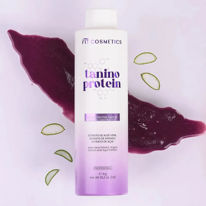 FIT Cosmetics Tanino Protein Hair Straightening Aloe Vera Argan & Açaí - 1000mL