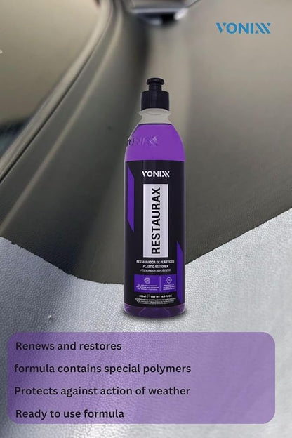 Vonixx Restaurax Plastic Surface Renewal & Protection – 500 ml (16.9 fl oz)