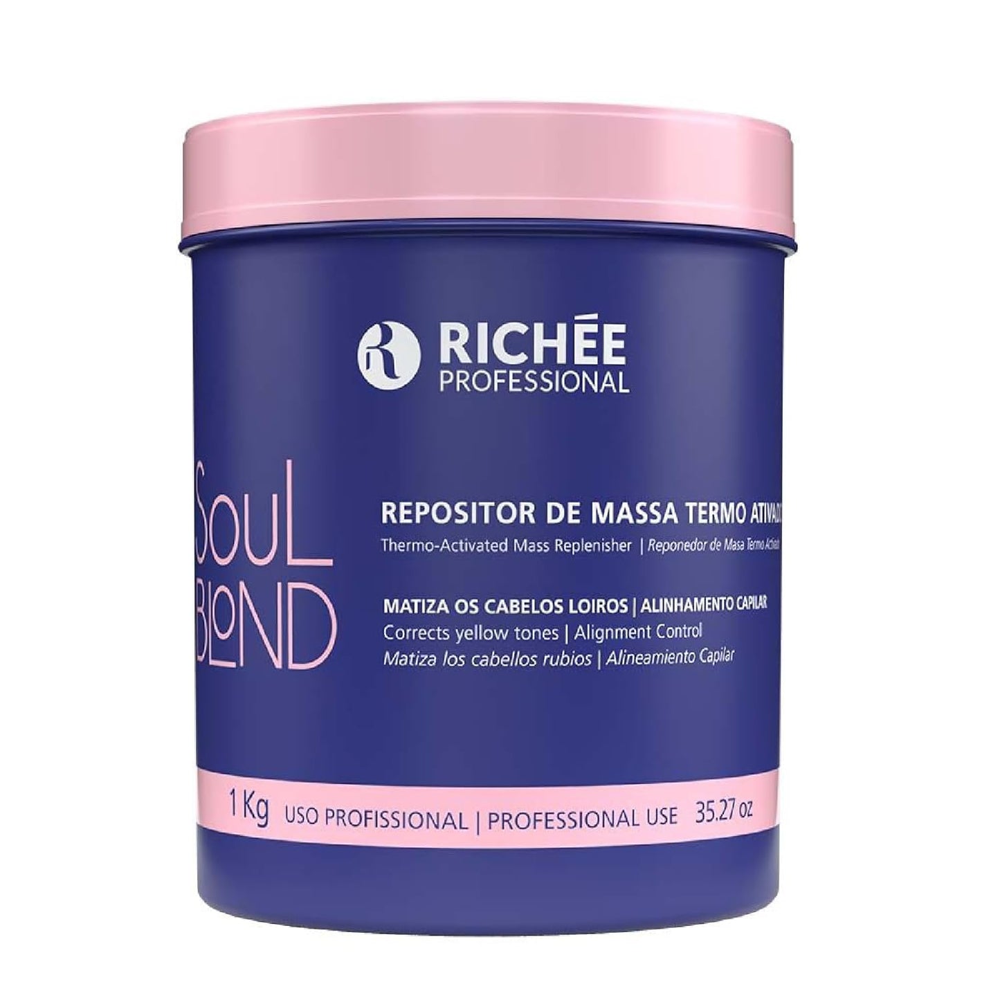 Richee Soul Blond Thermo-Activated Mass Replenisher – 1000g / 35.27oz