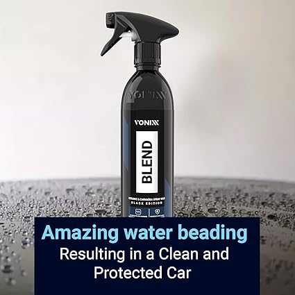 Vonixx Blend Ceramic & Carnauba Spray Wax Black Edition – Shine for Dark Paint 500 ml (16.9 fl oz)