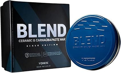Vonixx Blend Ceramic & Carnauba Paste Wax Black Edition – 7 Month Shine & Water Repellency 100 g (3.5 oz)