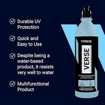 Vonixx Verse Surface Protector – Plastic & Rubber Dressing Concentrated 500 ml (16.9 fl oz)