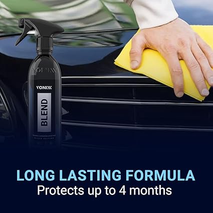 Vonixx Blend Ceramic & Carnauba Spray Wax Black Edition – Shine for Dark Paint 500 ml (16.9 fl oz)