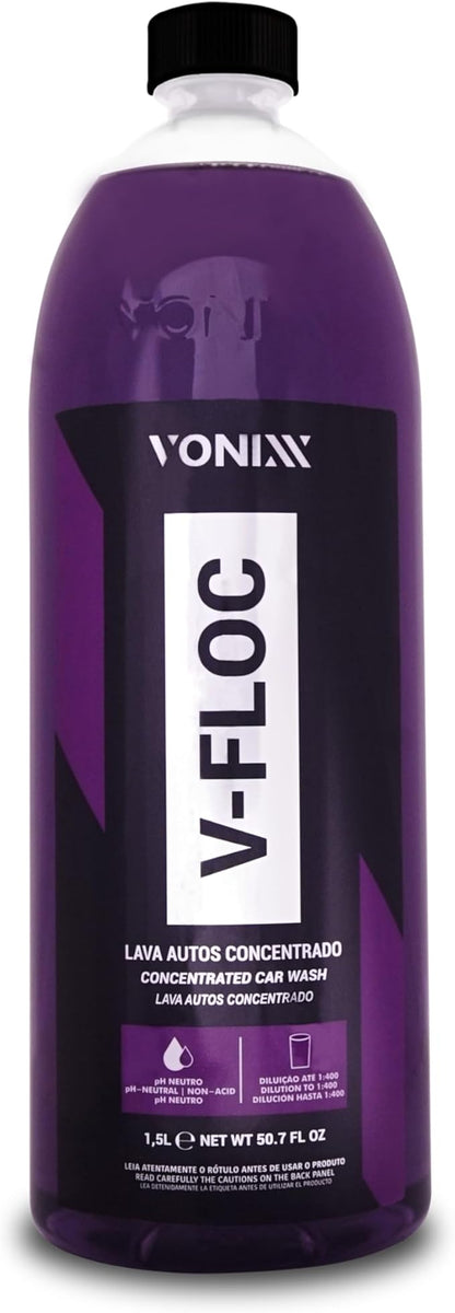Vonixx V-Floc pH-Neutral Car Wash Shampoo – 1.5L (50.7 fl oz)