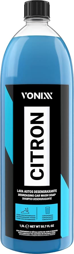 Vonixx Citron Degreasing Car Wash Shampoo – 1.5L (50.7 fl oz)