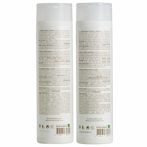 Lana Brasiles Tropical Coconut Shampoo And Conditioner Kit 2x250mL