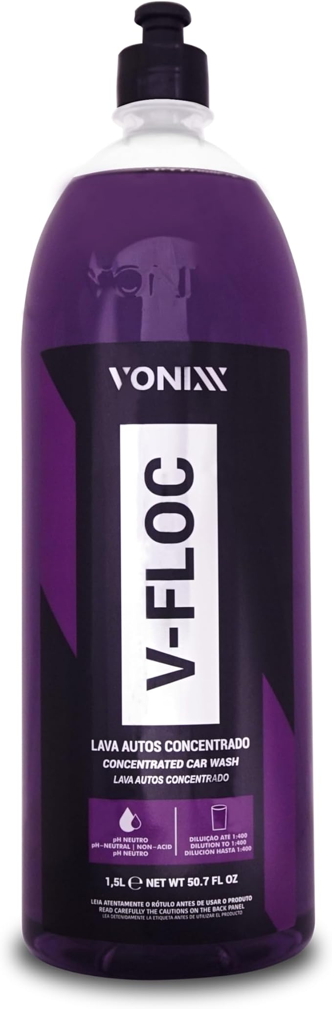 Vonixx V-Floc pH-Neutral Car Wash Shampoo – 1.5L (50.7 fl oz)