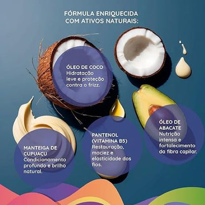 Brscience Fusionfrizz Curls Wave Styling Cream for Wavy Hair 2A-2C – 500mL