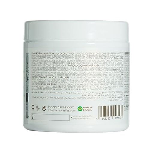 Lana Brasiles Tropical Coconut Mask 500g