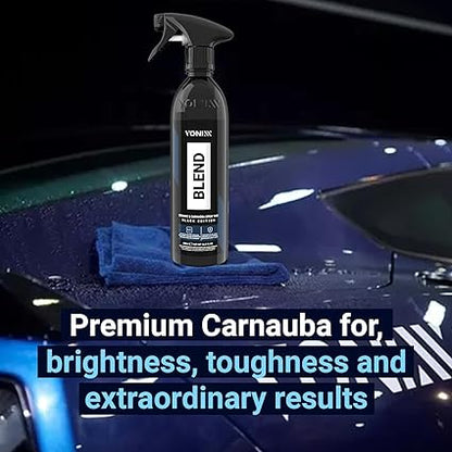 Vonixx Blend Ceramic & Carnauba Spray Wax Black Edition – Shine for Dark Paint 500 ml (16.9 fl oz)