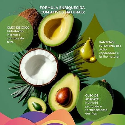 Brscience Fuzionfrizz Curls Shampoo - Anti-frizz Action - 500mL