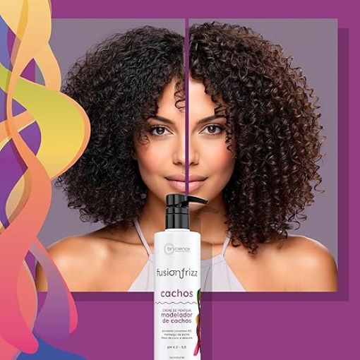 Brscience Fusionfrizz Curls Curl Defining Cream – Styling Cream for Curly Hair 3A-3C – 500mL