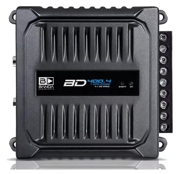 Amplifier Banda BD 400.4 400 Watts Rms 4 Channels Full Range