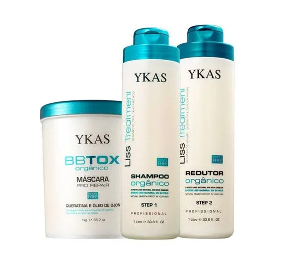 Ykas Organic Progressive Brush Formaldehyde-Free (2x1000mL) + Mask 1kg