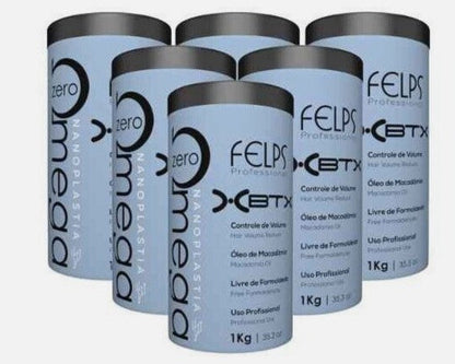 Kit 6x Felps Xbtx  Omega Zero Professional Volume Reducer 1kg