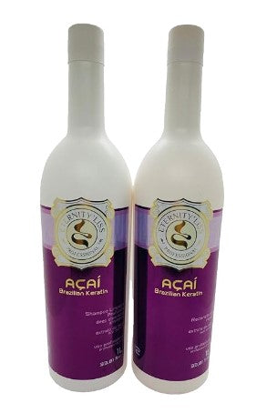 Eternity Liss Açaí Brazilian Keratin Kit – Full Smoothing System – 2×1000mL