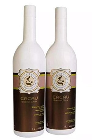 Eternity Liss Cacau Progressive Kit – Keratin Hair Straightening & Deep Cleansing – 2×1000mL
