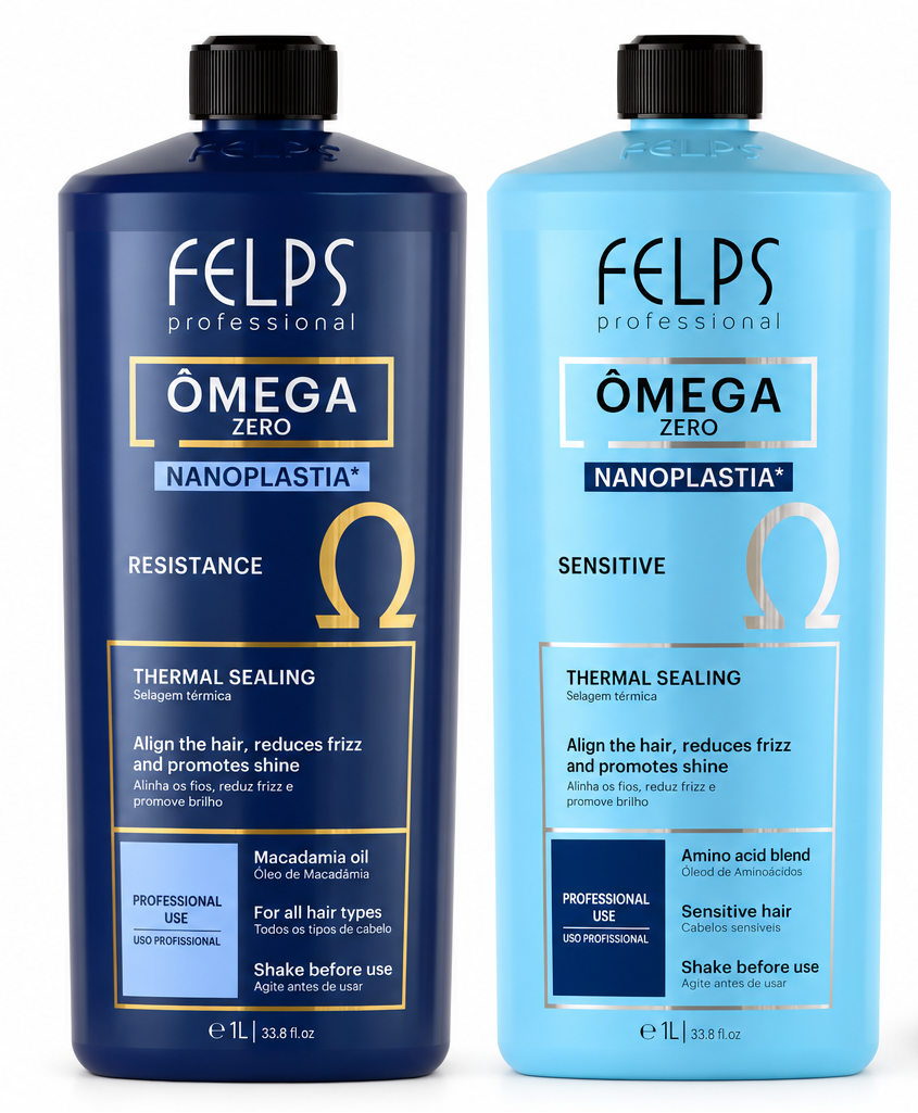 Felps Omega Zero Resistance & Sensitive Professional Hair Treatment Kit – 2x1L