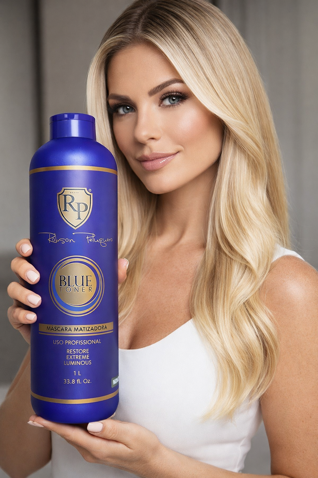 Robson Peluquero Blue Toner Tinting Mask – Restore Extreme Luminous – 1000mL