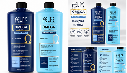 Felps Omega Zero Resistance & Sensitive Professional Hair Treatment Kit – 2x1L
